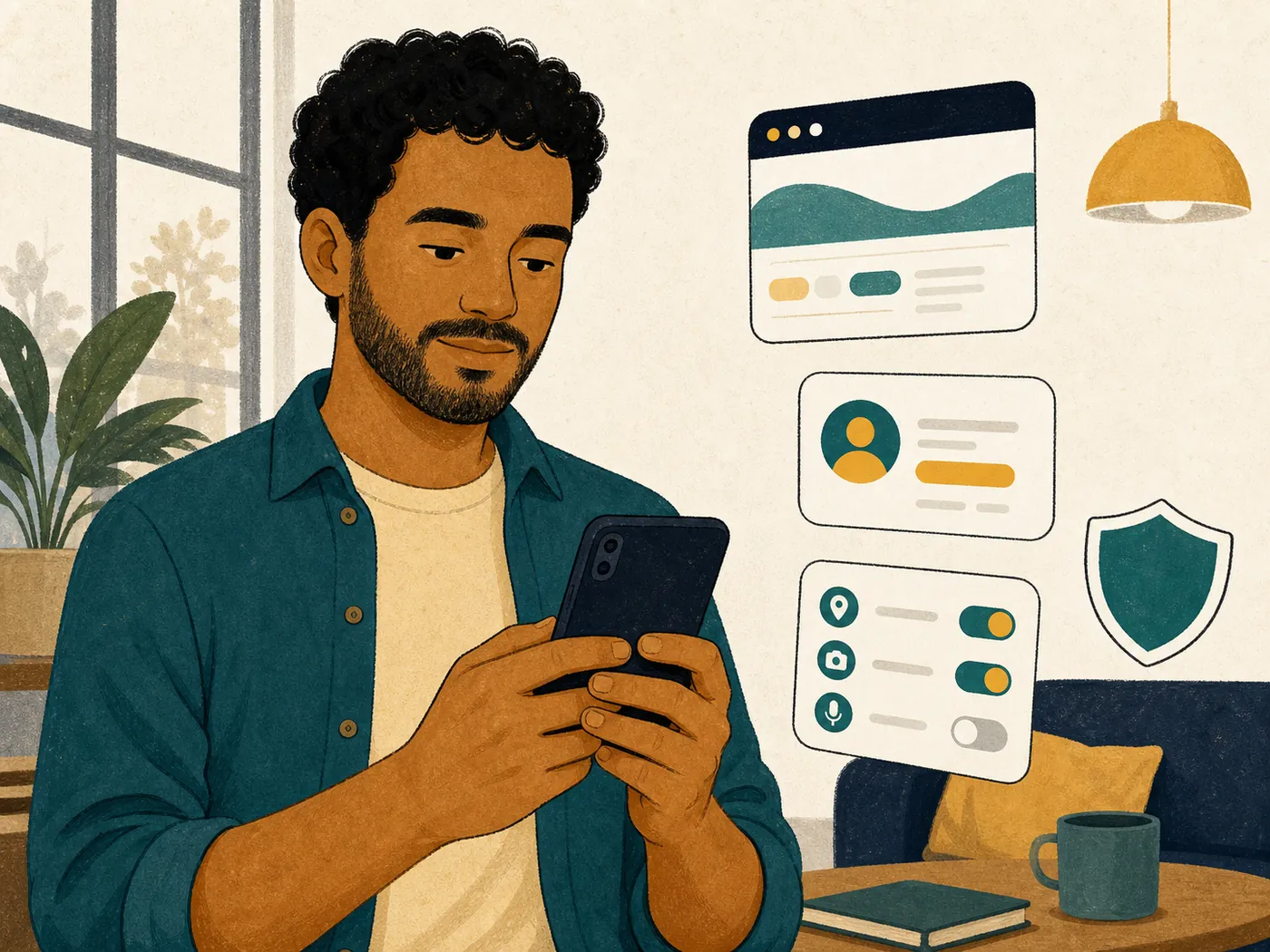 Comparação entre navegador móvel, aplicativo e arquivo APK